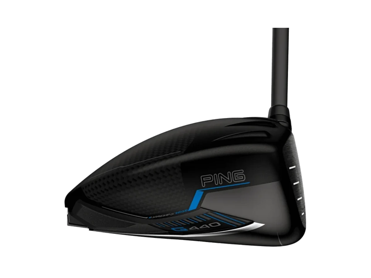 PING G440 LST driver, klubbhuvud sett från tån