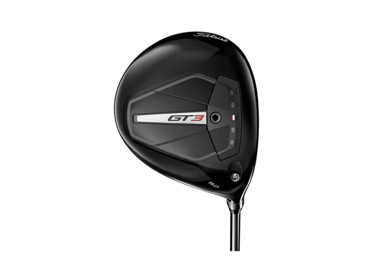 Titleist GT3 driver sedd från tån