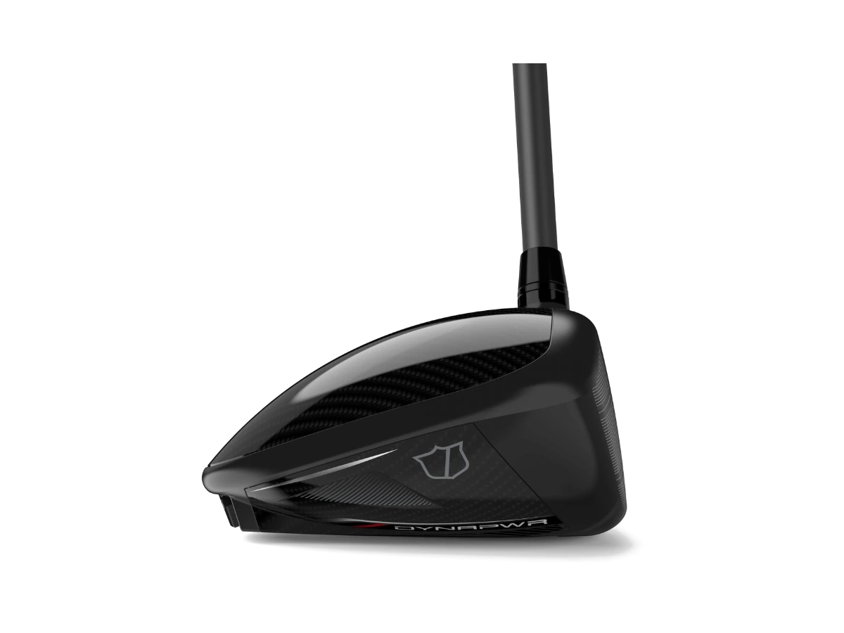 Wilson DYNAPWR Carbon driver, klubbhuvud sett från tån