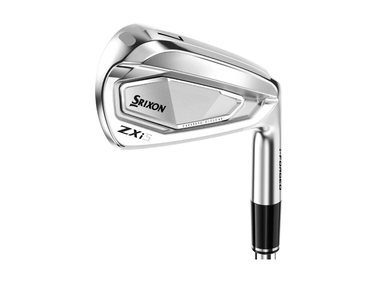 Srixon ZXi5 järn, klubbhuvud sett från tån