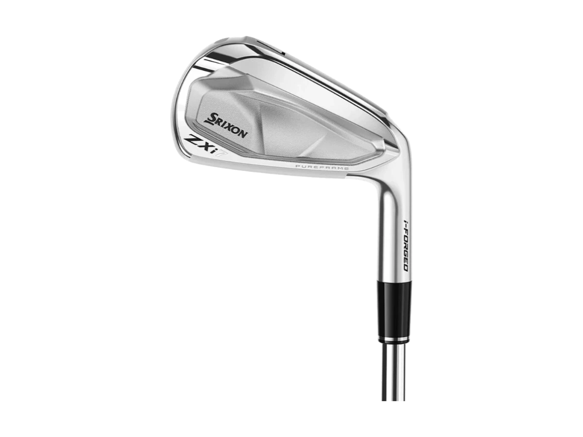 Srixon ZXi7 järn, klubbhuvud sett från tån