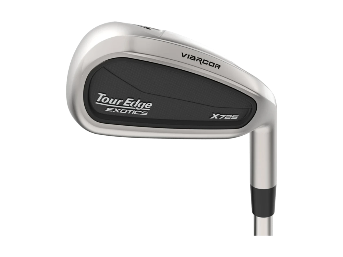 Tour Edge Exotics X725 järn, klubbhuvud sett från tån