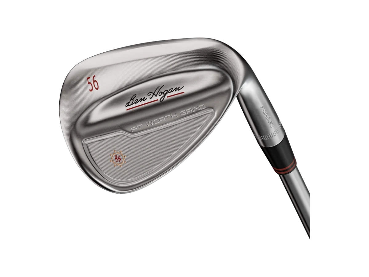Ben Hogan Fort Worth wedge 56°, klubbhuvud sett från tån