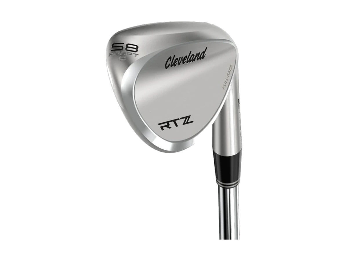 Cleveland RTZ Full-Face wedge 58° i Tour Satin, klubbhuvud sett från tån