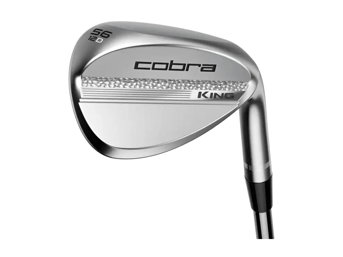 Cobra KING wedge 56° i silver, klubbhuvud sett från tån